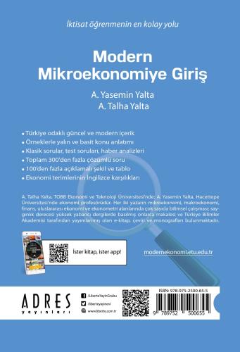 Modern Mikroekonomiye Giriş - A. Yasemin Yalta - Adres Yayınları
